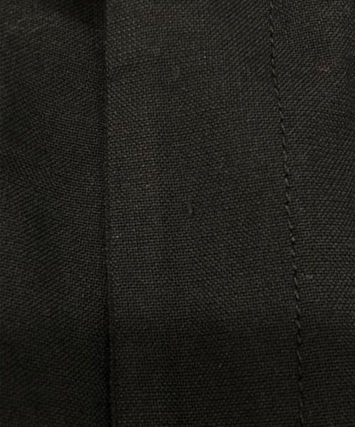 DAIRIKU（ダイリク）DAIRIKU (ダイリク) ブッシュディテールスラックス ブラック サイズ:29の古着・服飾アイテム