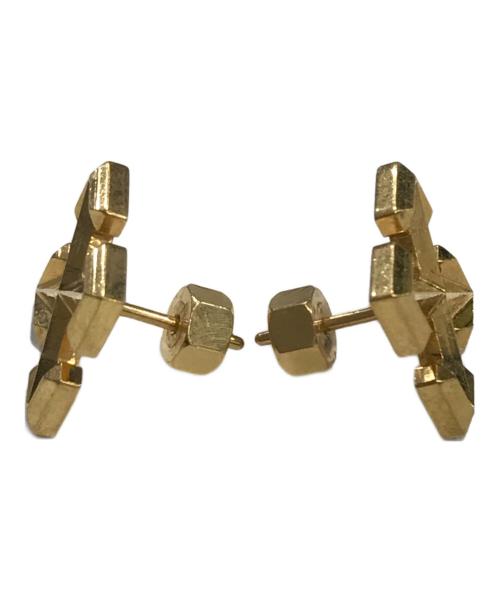 OFFWHITE（オフホワイト）OFFWHITE (オフホワイト) ARROW mini Earrings in Gold/ピアス ゴールドの古着・服飾アイテム