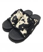 shakaシャカ）の古着「X-PACKER PLATFORM COWHAIR」｜ブラック×ホワイト