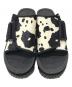 shaka (シャカ) X-PACKER PLATFORM COWHAIR ブラック×ホワイト サイズ:US7/UK6/EU40：5000円