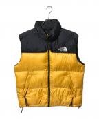 THE NORTH FACEザ ノース フェイス）の古着「ヌプシダウンベスト/ダウンベスト」｜イエロー