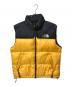 THE NORTH FACE（ザ ノース フェイス）の古着「ヌプシダウンベスト/ダウンベスト」｜イエロー