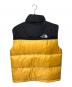 THE NORTH FACE (ザ ノース フェイス) ヌプシダウンベスト/ダウンベスト イエロー サイズ:Ｌ：9000円