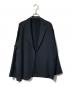 UNITED ARROWS & SONS（ユナイテッドアローズ＆サンズ）の古着「DAISUKE OBANA PE BUTTONLES JACKET」｜ネイビー