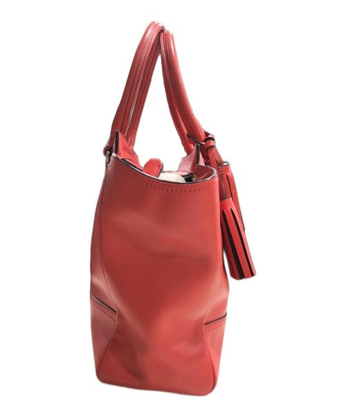 COACH（コーチ）COACH (コーチ) レガシートートバッグ オレンジの古着・服飾アイテム