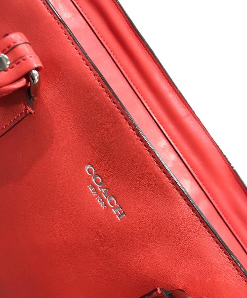 COACH（コーチ）COACH (コーチ) レガシートートバッグ オレンジの古着・服飾アイテム