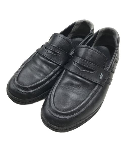 adidas（アディダス）adidas (アディダス) ハンドボールスペツィアル ローファー ブラック サイズ:US9 1/2/UK9の古着・服飾アイテム