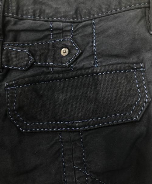 Cherry Sunburst（チェリーサンバースト）Cherry Sunburst (チェリーサンバースト) ステッチフレアパンツ ネイビー サイズ:XLの古着・服飾アイテム