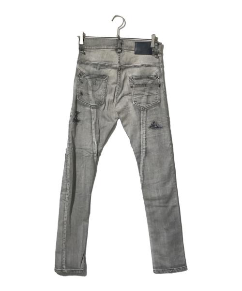 STRUM（ストラム）STRUM (ストラム) 11oz オーガニックコットン ストレッチデニム グレー サイズ:30の古着・服飾アイテム