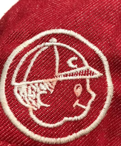 EVISU（エヴィス）EVISU (エヴィス) 刺繍ロゴキャップ レッドの古着・服飾アイテム