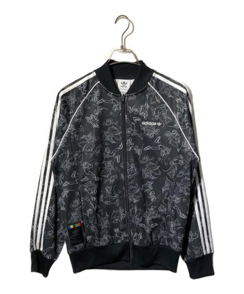adidas（アディダス）adidas (アディダス) DISNEY (ディズニー) トラックジャケット/ジャージ グレー サイズ:Lの古着・服飾アイテム