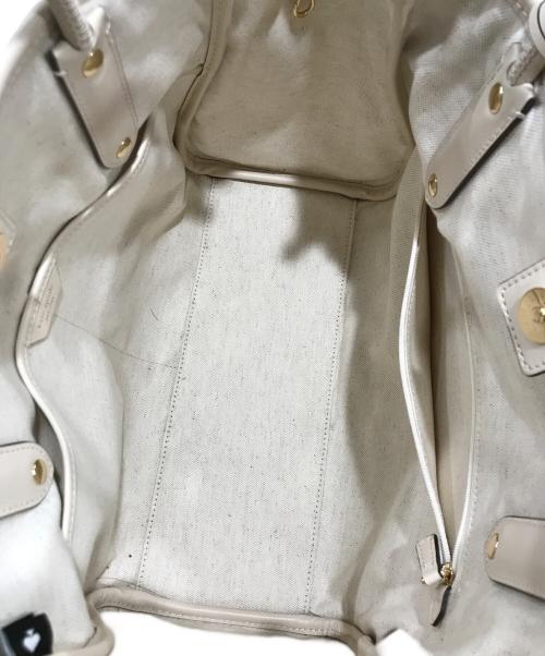 Kate Spade（ケイトスペード）Kate Spade (ケイトスペード) 2WAYバッグ/トート＆ショルダーバッグ ベージュの古着・服飾アイテム