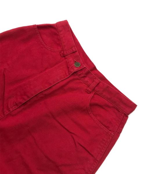 PINK HOUSE（ピンクハウス）PINK HOUSE (ピンクハウス) ロングスカート/コットンスカート レッド サイズ:Lの古着・服飾アイテム