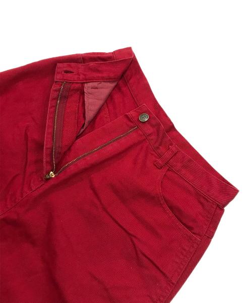 PINK HOUSE（ピンクハウス）PINK HOUSE (ピンクハウス) ロングスカート/コットンスカート レッド サイズ:Lの古着・服飾アイテム