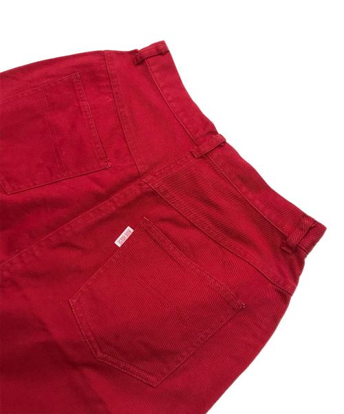 PINK HOUSE（ピンクハウス）PINK HOUSE (ピンクハウス) ロングスカート/コットンスカート レッド サイズ:Lの古着・服飾アイテム