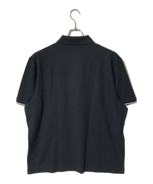 BOSS（ボス）BOSS (ボス) ジップ リブポロシャツ ブラック サイズ:SIZE 3XLの古着・服飾アイテム