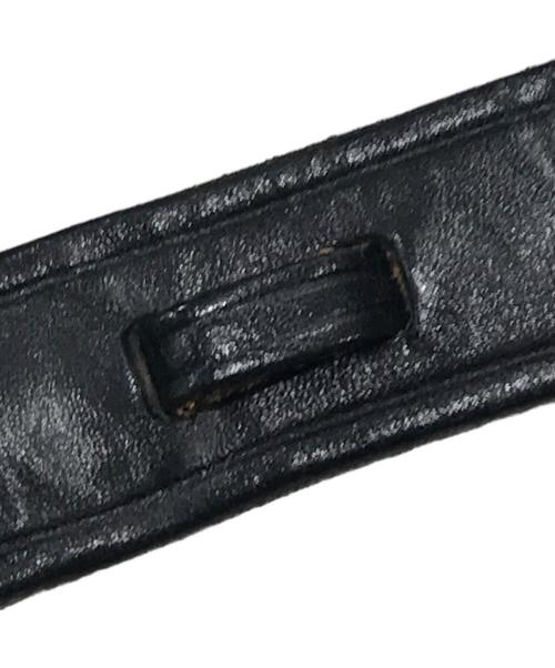 TORY LEATHER（トリーレザー）TORY LEATHER (トリーレザー) レザーベルト/フックベルト ブラックの古着・服飾アイテム