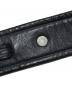 中古・古着 TORY LEATHER (トリーレザー) レザーベルト/フックベルト ブラック：6000円