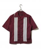 PRADAプラダ）の古着「ボーリングシャツ」｜レッド
