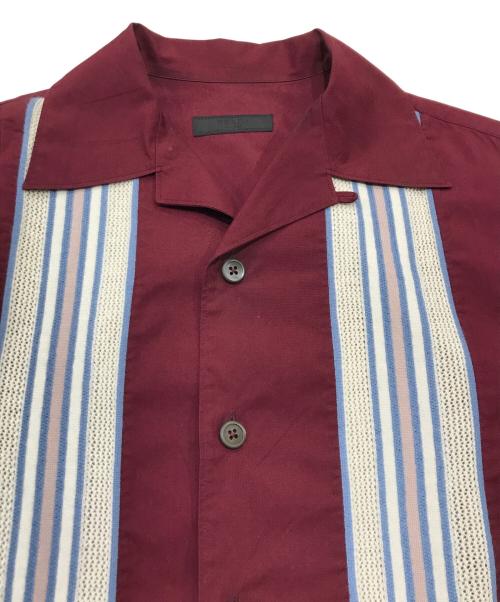 PRADA（プラダ）PRADA (プラダ) ボーリングシャツ レッド サイズ:XSの古着・服飾アイテム