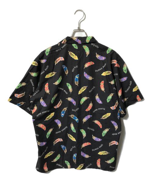 HUMAN MADE（ヒューマンメイド）HUMAN MADE (ヒューマンメイド) フェザーアロハシャツ/半袖シャツ ブラック サイズ:XXLの古着・服飾アイテム