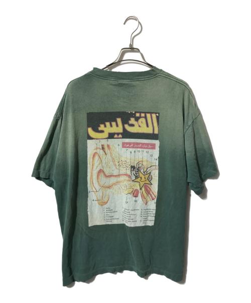 SAINT MICHAEL（セントマイケル）SAINT MICHAEL (セントマイケル) Cactus Plant Flea Market (カクタスプラントフリーマーケット) プリントTシャツ グリーン サイズ:XLの古着・服飾アイテム