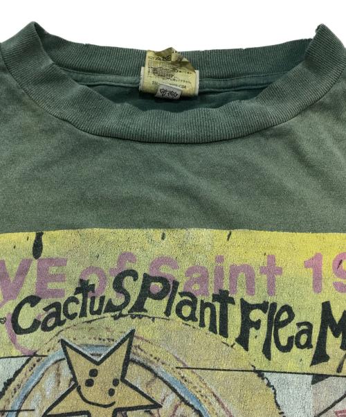 SAINT MICHAEL（セントマイケル）SAINT MICHAEL (セントマイケル) Cactus Plant Flea Market (カクタスプラントフリーマーケット) プリントTシャツ グリーン サイズ:XLの古着・服飾アイテム