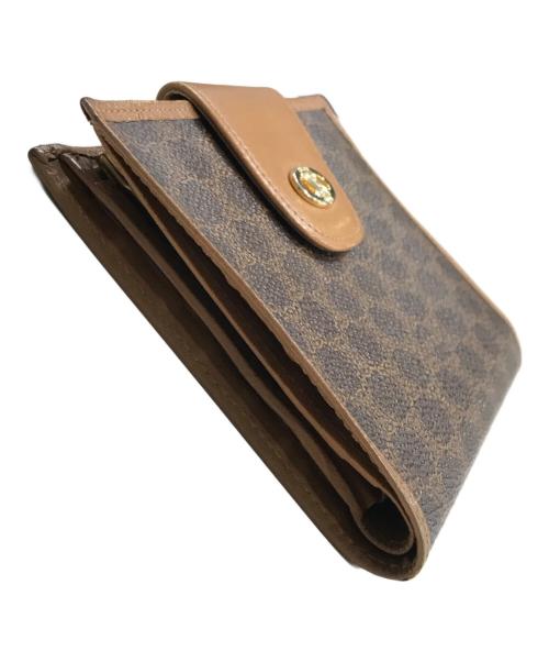 CELINE（セリーヌ）CELINE (セリーヌ) トリオンフ2つ折り財布 ブラウンの古着・服飾アイテム