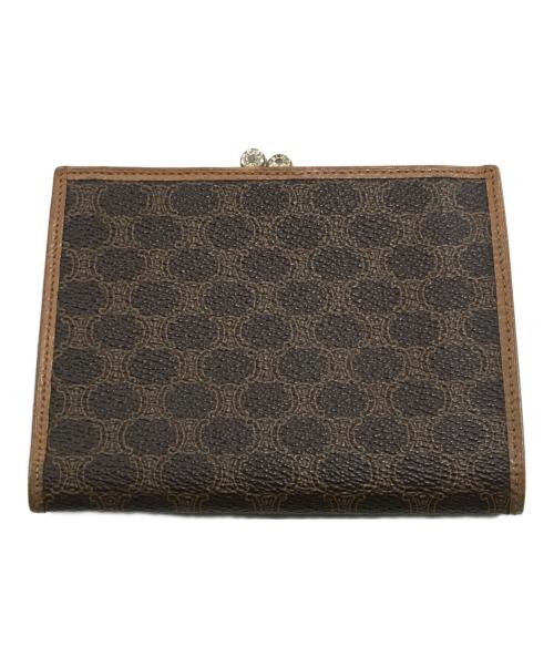 CELINE（セリーヌ）CELINE (セリーヌ) トリオンフ2つ折り財布 ブラウンの古着・服飾アイテム