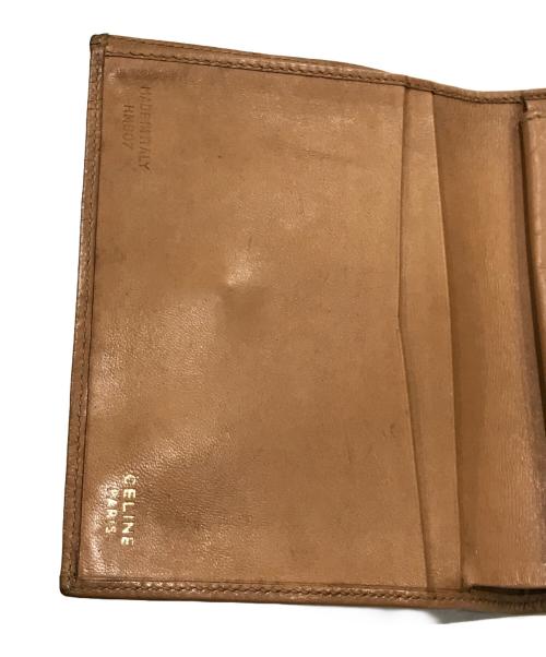 CELINE（セリーヌ）CELINE (セリーヌ) トリオンフ2つ折り財布 ブラウンの古着・服飾アイテム