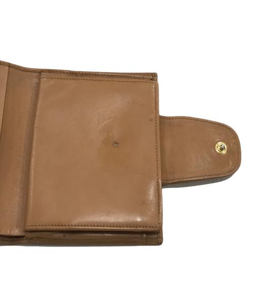 CELINE（セリーヌ）CELINE (セリーヌ) トリオンフ2つ折り財布 ブラウンの古着・服飾アイテム