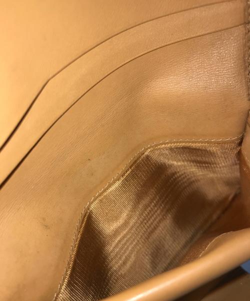 CELINE（セリーヌ）CELINE (セリーヌ) トリオンフ2つ折り財布 ブラウンの古着・服飾アイテム