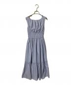 HER LIP TOハーリップトゥ）の古着「Riviera Double Bow Dress」｜ブルー