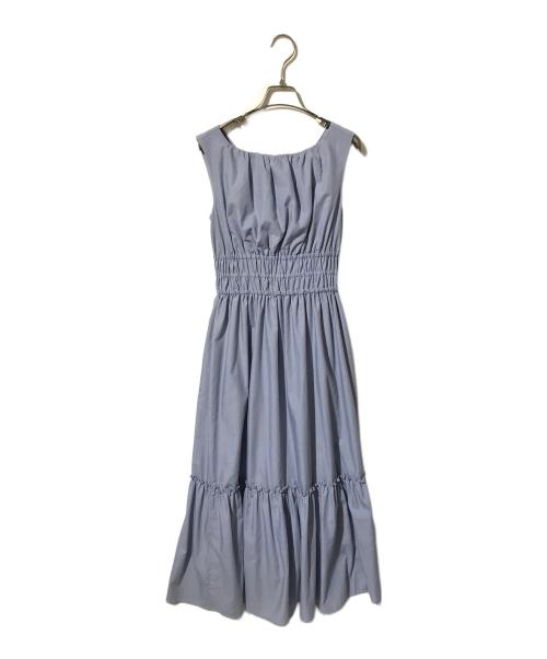HER LIP TO（ハーリップトゥ）Her lip to (ハーリップトゥ) Riviera Double Bow Dress ブルー サイズ:Sの古着・服飾アイテム
