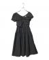 Her lip to（ハーリップトゥ）の古着「Twisted Ribbon Tiered Dress/ティアードワンピース」｜ブラック
