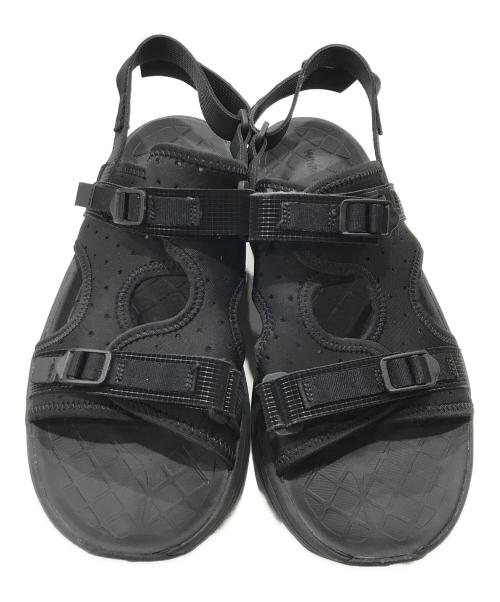 WHITE MOUNTAINEERING（ホワイトマウンテ二アニング）WHITE MOUNTAINEERING (ホワイトマウンテ二アニング) ring footwear コラボリカバリーサンダル ブラック サイズ:US10/UK9/EU44の古着・服飾アイテム