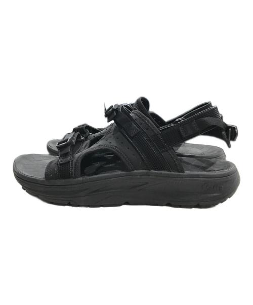WHITE MOUNTAINEERING（ホワイトマウンテ二アニング）WHITE MOUNTAINEERING (ホワイトマウンテ二アニング) ring footwear コラボリカバリーサンダル ブラック サイズ:US10/UK9/EU44の古着・服飾アイテム