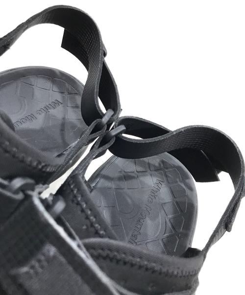 WHITE MOUNTAINEERING（ホワイトマウンテ二アニング）WHITE MOUNTAINEERING (ホワイトマウンテ二アニング) ring footwear コラボリカバリーサンダル ブラック サイズ:US10/UK9/EU44の古着・服飾アイテム