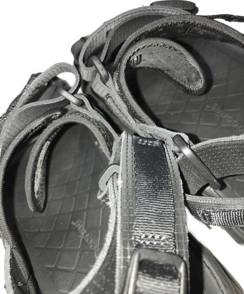 WHITE MOUNTAINEERING（ホワイトマウンテ二アニング）WHITE MOUNTAINEERING (ホワイトマウンテ二アニング) ring footwear コラボリカバリーサンダル ブラック サイズ:US10/UK9/EU44の古着・服飾アイテム