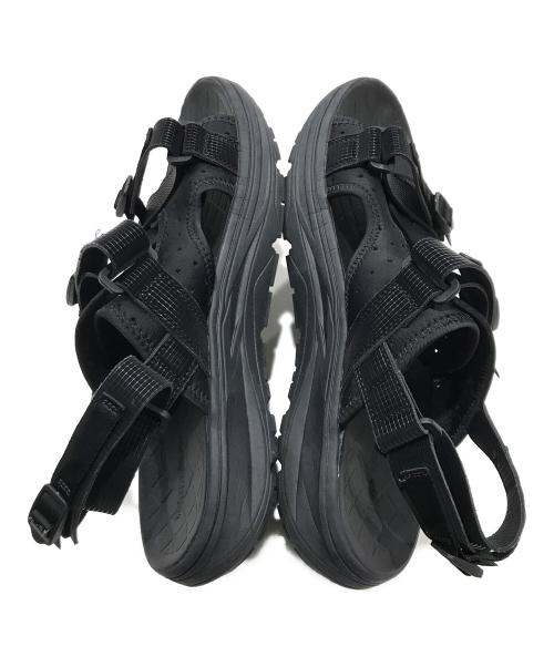 WHITE MOUNTAINEERING（ホワイトマウンテ二アニング）WHITE MOUNTAINEERING (ホワイトマウンテ二アニング) ring footwear コラボリカバリーサンダル ブラック サイズ:US10/UK9/EU44の古着・服飾アイテム