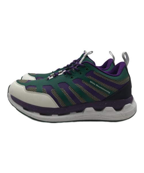 WHITE MOUNTAINEERING（ホワイトマウンテ二アニング）WHITE MOUNTAINEERING (ホワイトマウンテ二アニング) ローカットスニーカー パープル×グリーン サイズ:28.0cmの古着・服飾アイテム