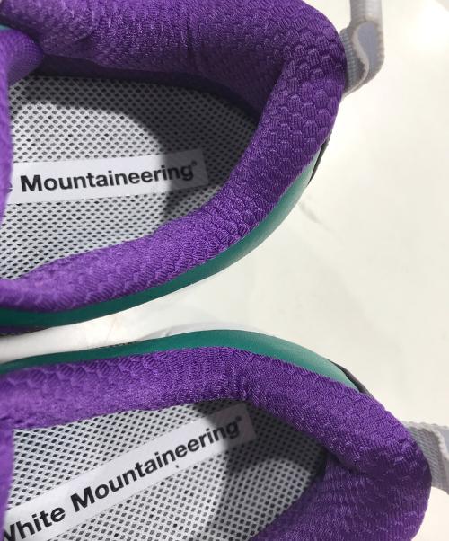 WHITE MOUNTAINEERING（ホワイトマウンテ二アニング）WHITE MOUNTAINEERING (ホワイトマウンテ二アニング) ローカットスニーカー パープル×グリーン サイズ:28.0cmの古着・服飾アイテム