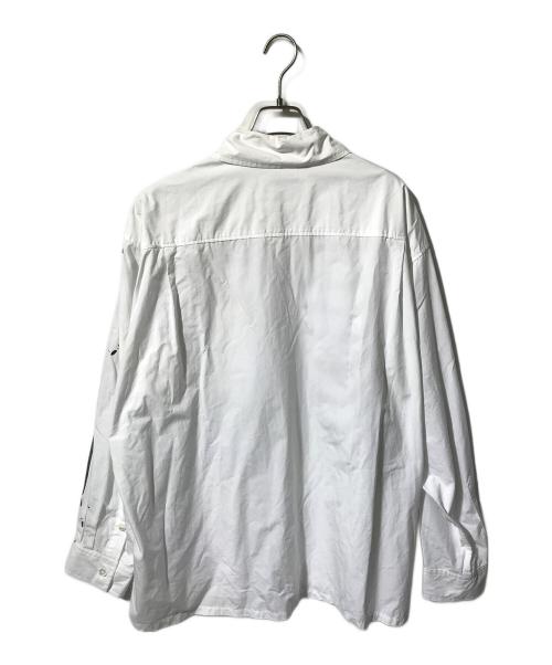 DISCOVERED（ディスカバード）DISCOVERED (ディスカバード) BONE AIR BRUSH SHIRTS/長袖シャツ ホワイト サイズ:3の古着・服飾アイテム