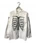 DISCOVERED（ディスカバード）の古着「BONE AIR BRUSH SHIRTS/長袖シャツ」｜ホワイト