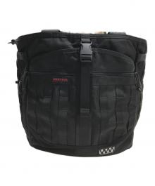 BRIEFING×WHITE MOUNTAINEERING（ブリーフィング×ホワイトマウンテ二アニング）の古着「GYM WIRE TOTE/ワイドトートバッグ」｜ブラック