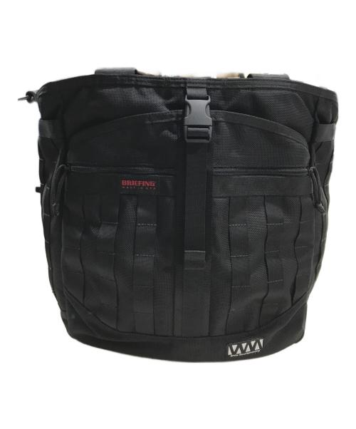 BRIEFING（ブリーフィング）BRIEFING (ブリーフィング) WHITE MOUNTAINEERING (ホワイトマウンテ二アニング) GYM WIRE TOTE/ワイドトートバッグ ブラックの古着・服飾アイテム