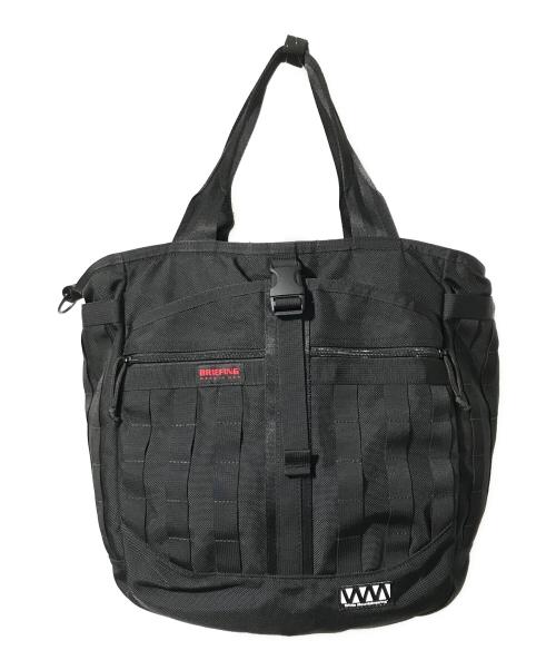 BRIEFING（ブリーフィング）BRIEFING (ブリーフィング) WHITE MOUNTAINEERING (ホワイトマウンテ二アニング) GYM WIRE TOTE/ワイドトートバッグ ブラックの古着・服飾アイテム