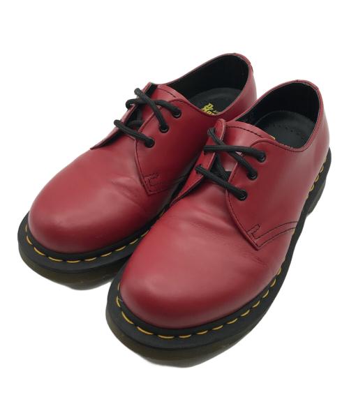 Dr.Martens（ドクターマーチン）Dr.Martens (ドクターマーチン) 3ホールシューズ レッド サイズ:23.0の古着・服飾アイテム
