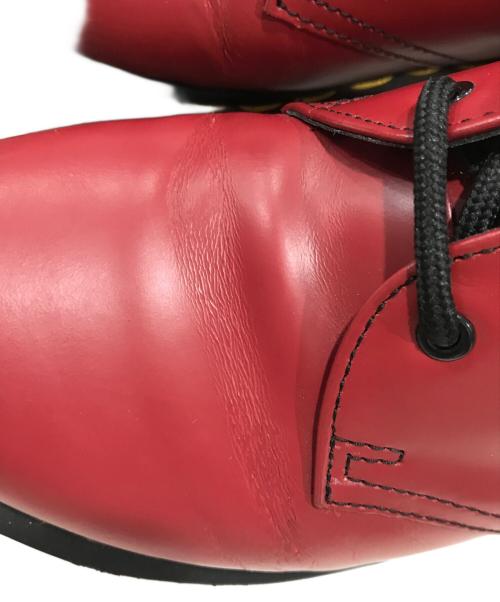 Dr.Martens（ドクターマーチン）Dr.Martens (ドクターマーチン) 3ホールシューズ レッド サイズ:23.0の古着・服飾アイテム