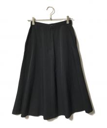 tricot COMME des GARCONS（トリココムデギャルソン）の古着「ウールギャバジンスカート/ロングスカート」｜ブラック